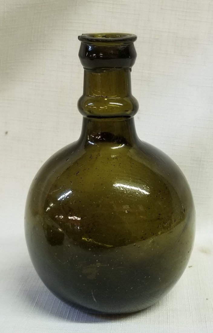 Dark Green Glass Hand Grenade Fire Extinguisher: Dark Green Glass Hand Grenade Fire Extinguisher 5.5"