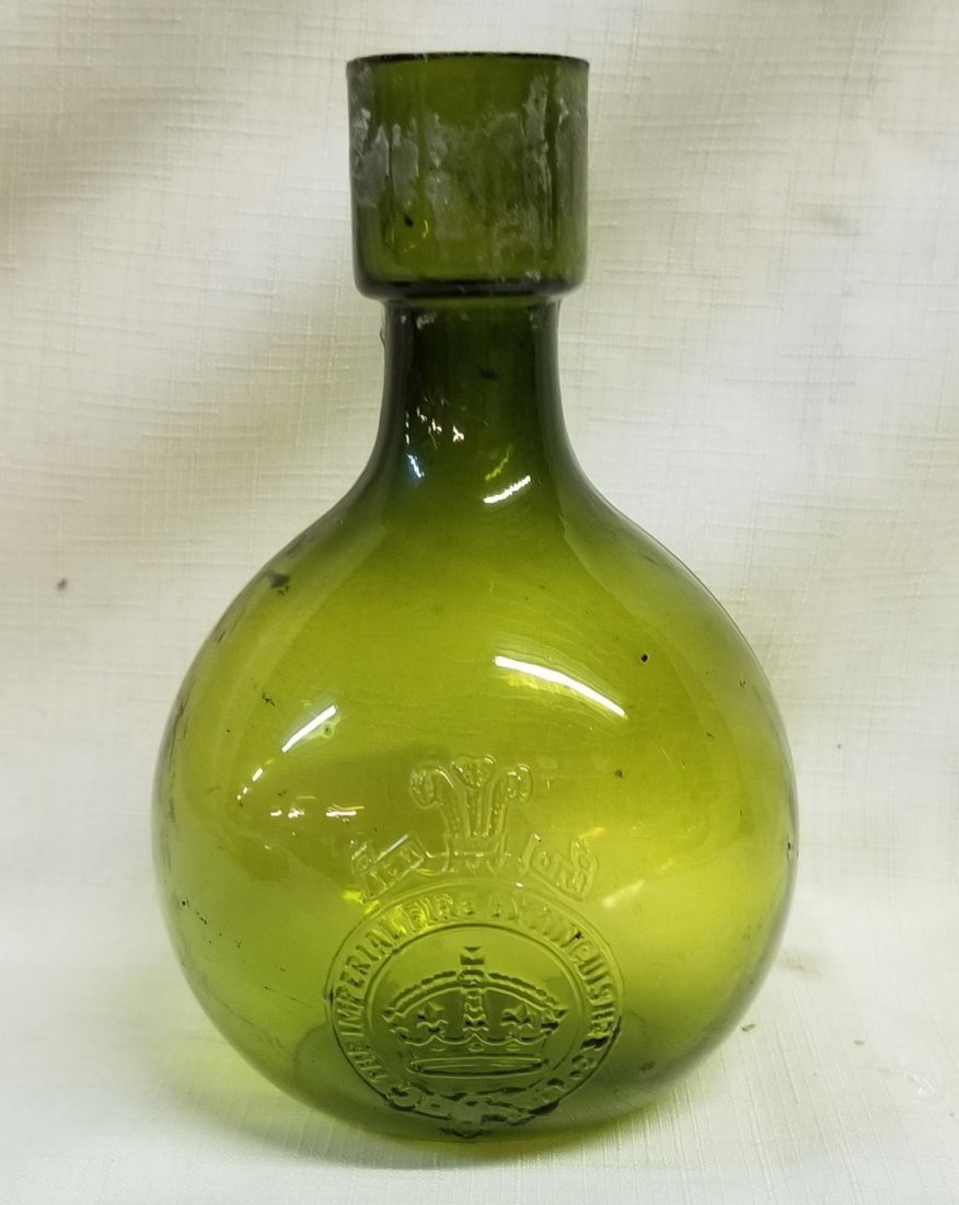 The Imperial Green Glass Hand Grenade Fire Extinguisher: The Imperial Green Glass Hand Grenade Fire Extinguisher 6.5"