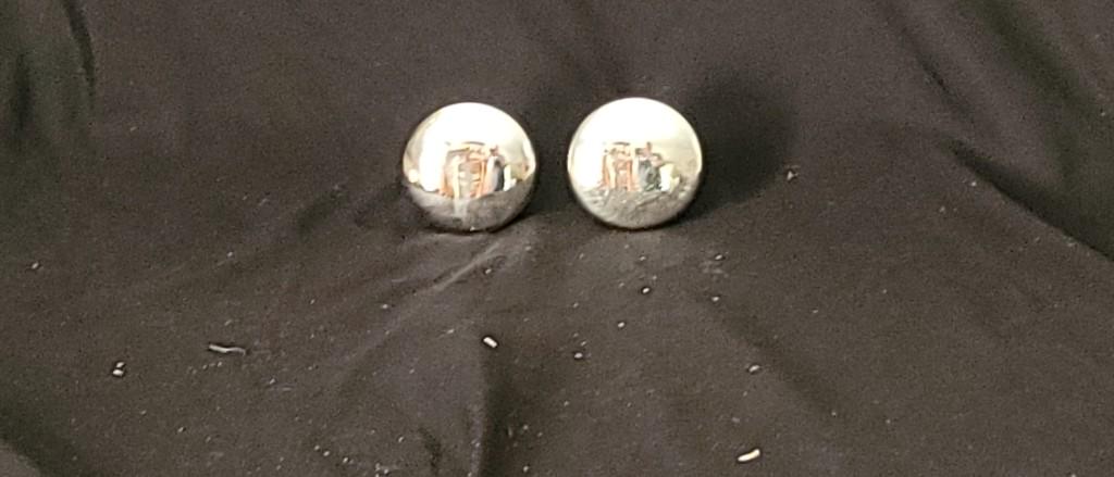 2 Antique Mercury Glass Curtain Tie Backs: 2 Antique Mercury Glass Curtain Tie Backs