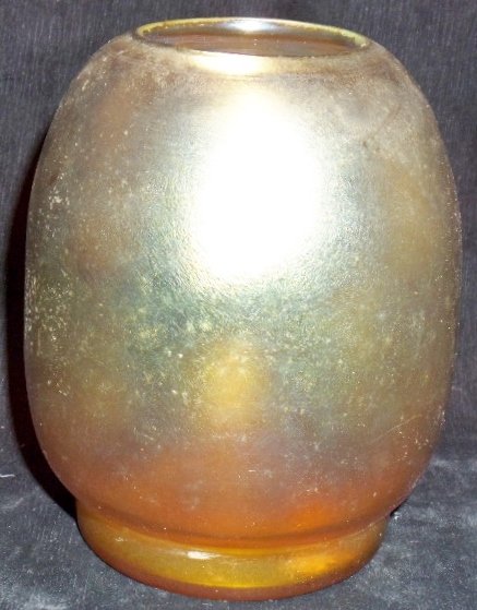 5'' Signed Victor Durand Art Glass Vase: 5" Signed Victor Durand Art Glass Vase