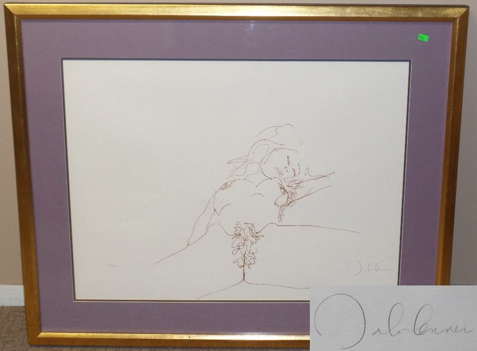1970 ''Bag One'' Signed John Lennon Lithograph: 1970 "Bag One" Signed John Lennon Lithograph