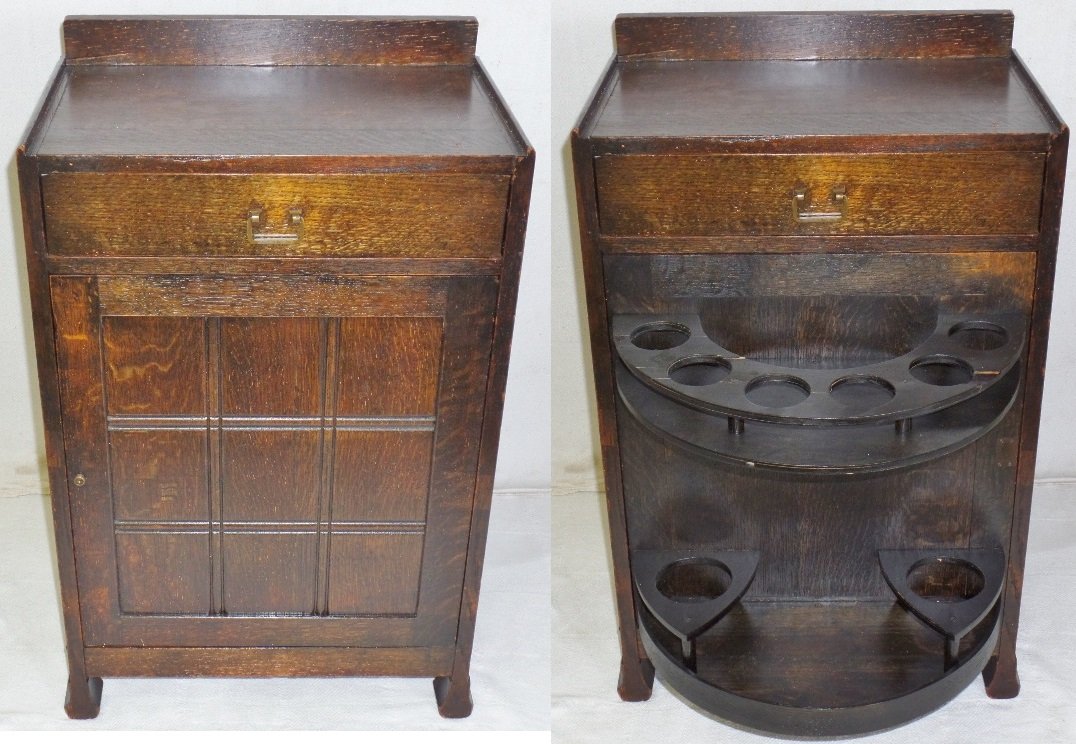 Unusual Oak Mission Bar: Unusual Oak Mission Bar