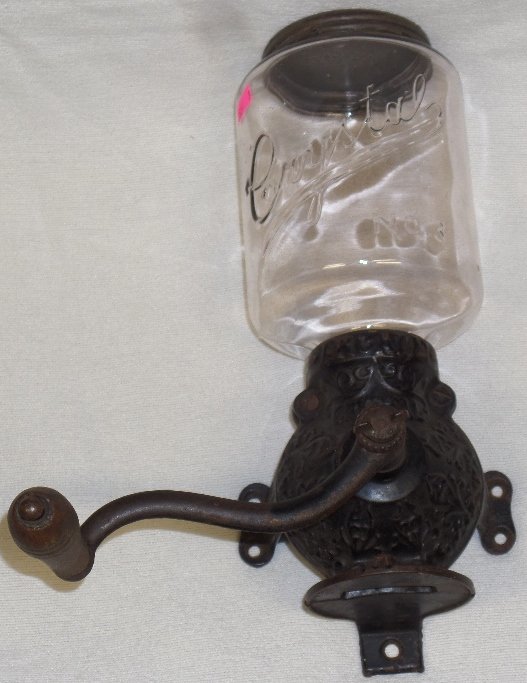 Crystal No. 3 Cast Iron Coffee Grinder: Crystal No. 3 Cast Iron Coffee Grinder