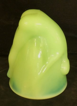 Vaseline Bottoms Up Shot Glass: 3" Vaseline Bottoms Up Shot Glass