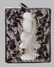 AN ENAMELED SILVER PENDANT WITH A WHITE JADE GUANYIN,