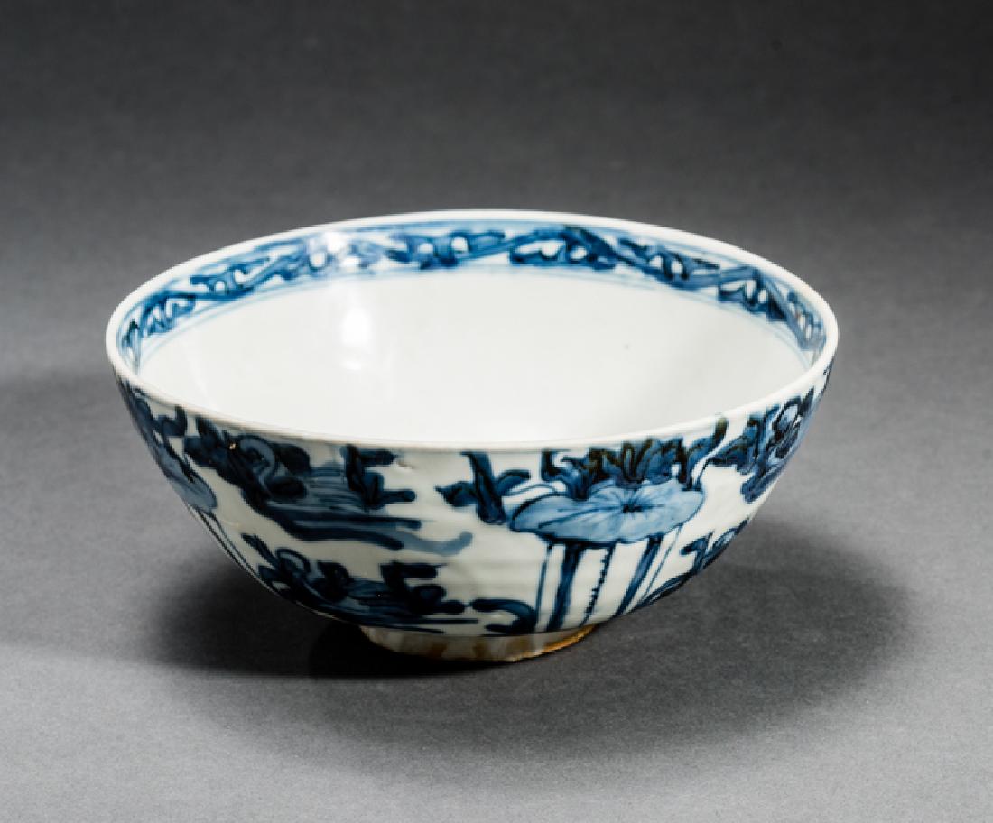 DEEP BOWL WITH HERONS AND DUCK POND (1 of 3)