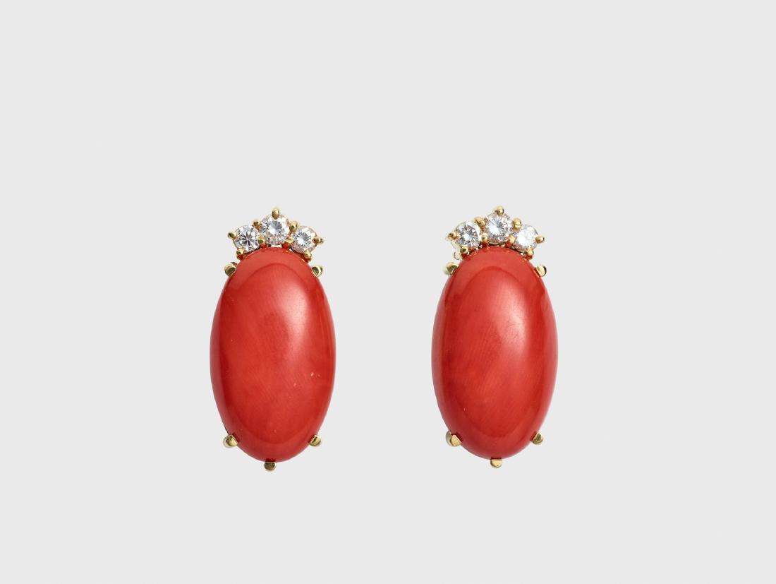 Coral Earrings - 806