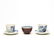 TWO HIRADO CUPS AND SAUCERS AND A MEISSEN CUP, 19TH C. - 3
