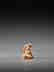 A VERY SMALL MARINE TUSK NETSUKE OF SOTOBA KOMACHI - 5
