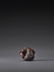 A WOOD NETSUKE OF A GROOMING MONKEY SIGNED OKATOMO - 7