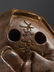 AN INLAID WOOD NETSUKE OF A KABUKI ACTOR BY HOEI - 9