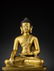 A GILT COPPER ALLOY BUDDHA, DENSATIL 14TH-15TH CT - 15
