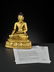 A GILT COPPER ALLOY BUDDHA, DENSATIL 14TH-15TH CT - 2