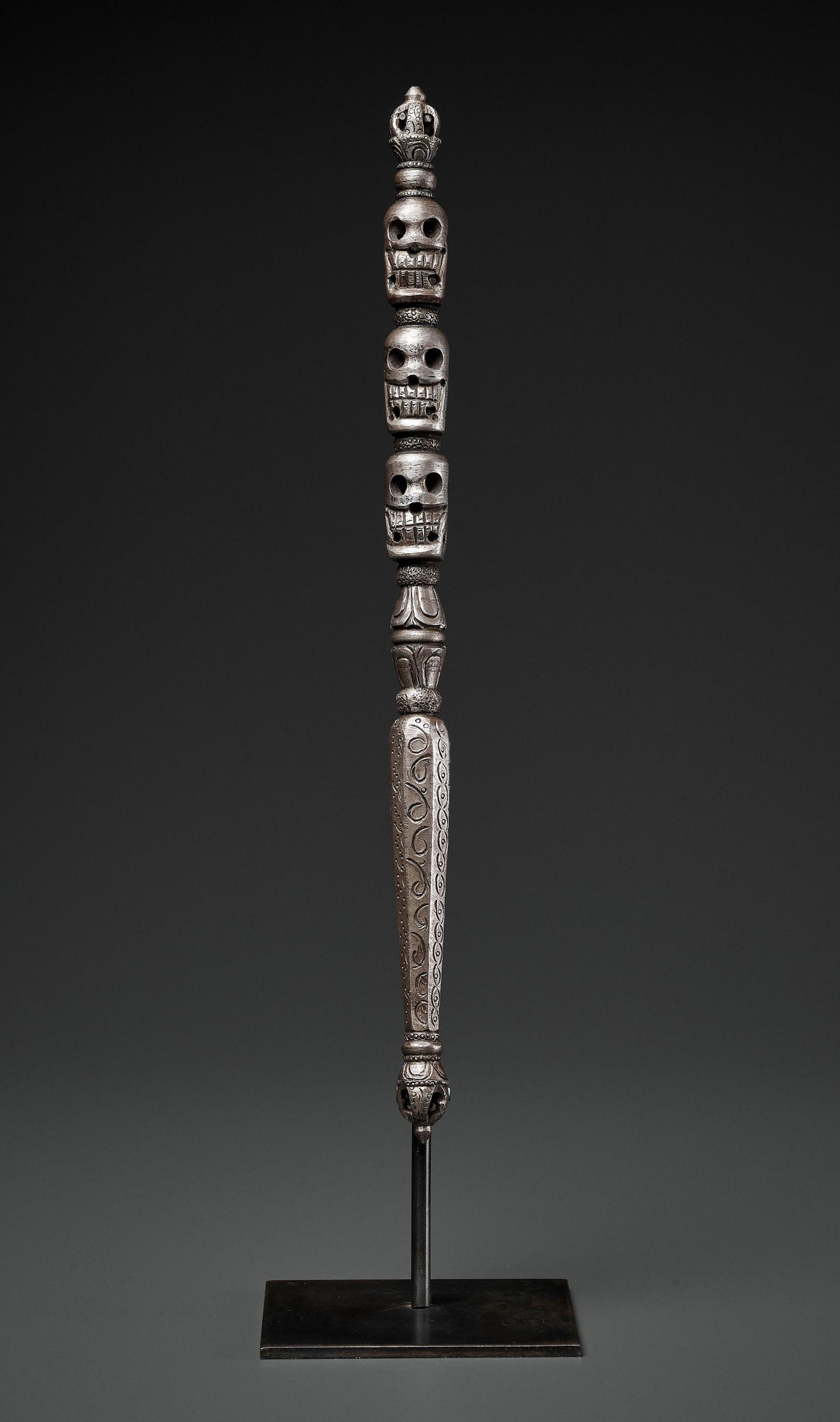 A STAFF, KHATVANGA, 16TH-17TH CENTURY (1 of 10)