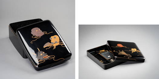 SOTETSU: A RARE SET OF TWO LACQUER BOXES, EARLY TAISHO PERIOD