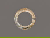 A JADE COLLARED SLIT-RING, SHANG DYNASTY