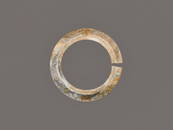 A JADE COLLARED SLIT-RING, SHANG DYNASTY