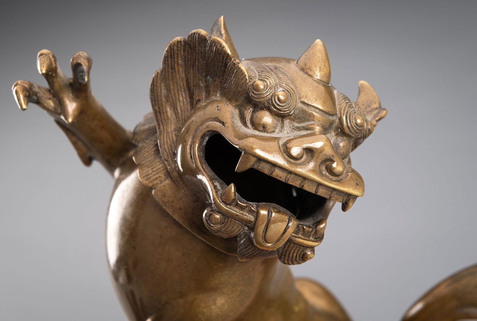 A BRONZE 'BUDDHIST LION' CENSER, QING (1 of 16)