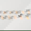 A LOT OF TEN PYU HAIR CRYSTAL BEADS, 200-1000 CE