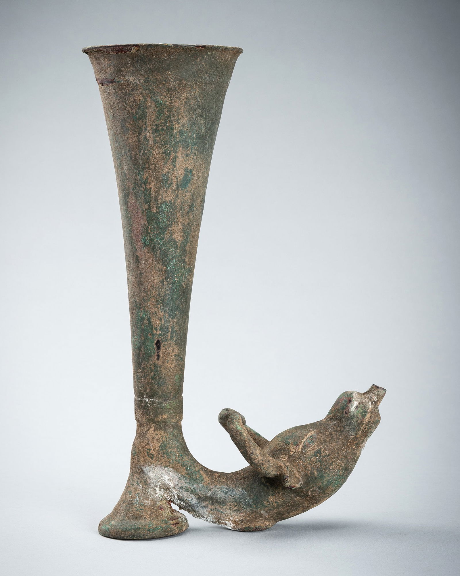 A WESTERN ASIATIC BRONZE 'BULL' RHYTON, CIRCA 1ST MILLENNIUM BC (1 of 12)