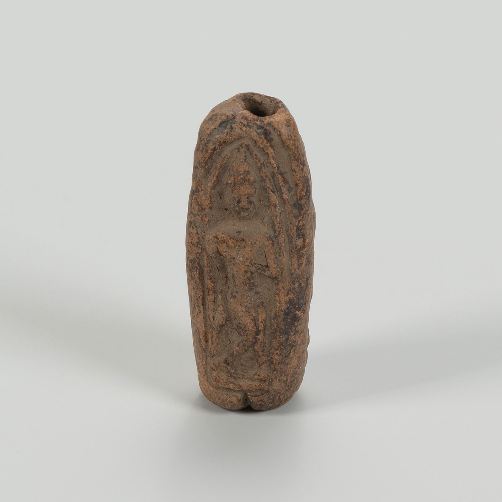 A THAI POTTERY BEAD DEPICTING 'PHRA LEELA' (1 of 7)