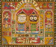 A PATA OF THE JAGANNATH TRIAD, ORISSA, 19TH-EARLY 20TH CENTURY