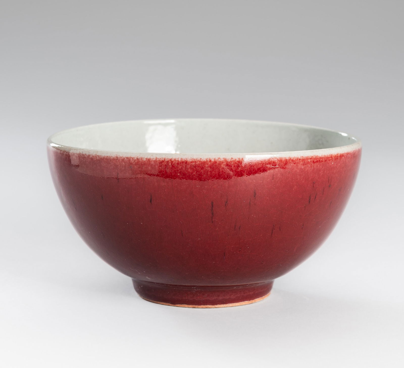 A LANGYAO GLAZED PORCELAIN BOWL, QING DYNASTY (1 of 10)