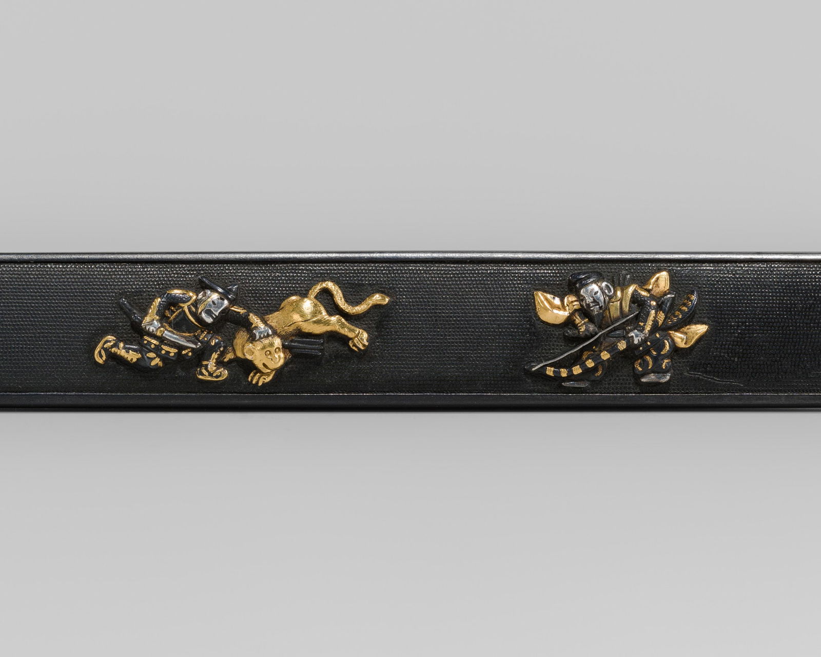 GOTO JUNJO: A SUPERB SHAKUDO GOTO SCHOOL KOZUKA OF INO HAYATA AND MINAMOTO YORIMASA KILLING THE NUE (1 of 8)