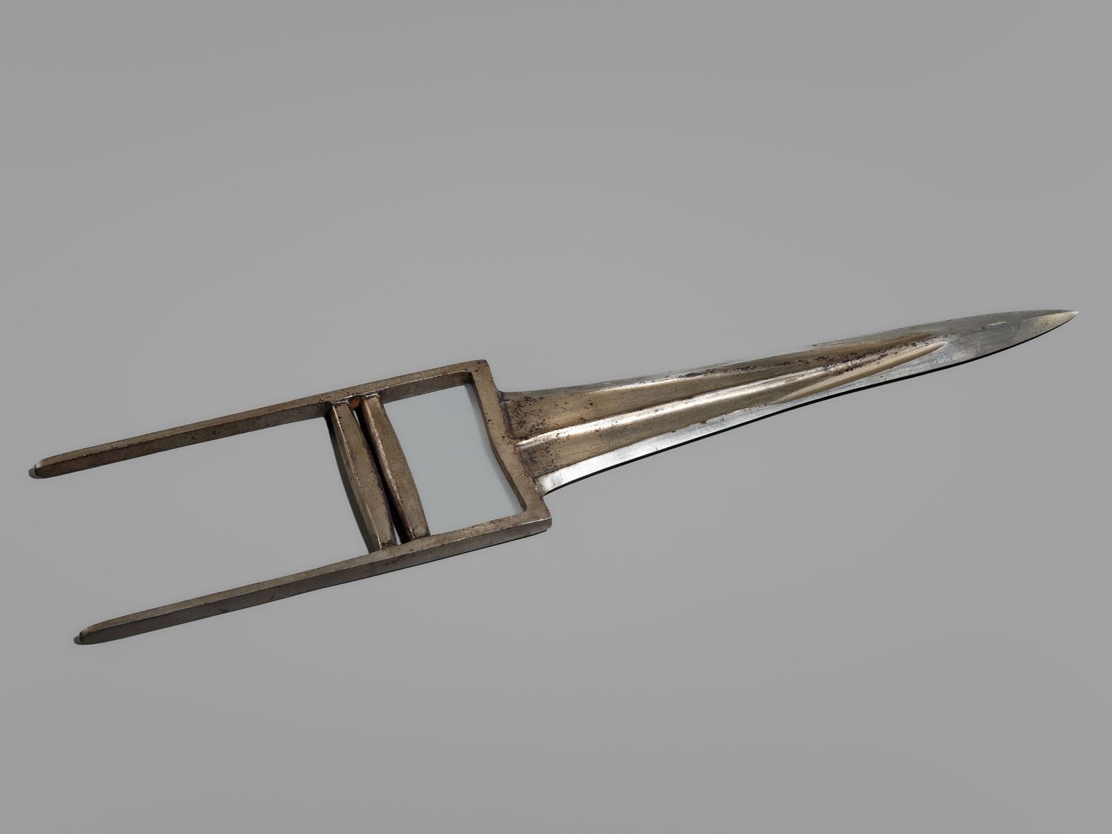 A WOOTZ STEEL PUSH DAGGER, KATAR, 18TH-19TH CENTURY (1 of 12)