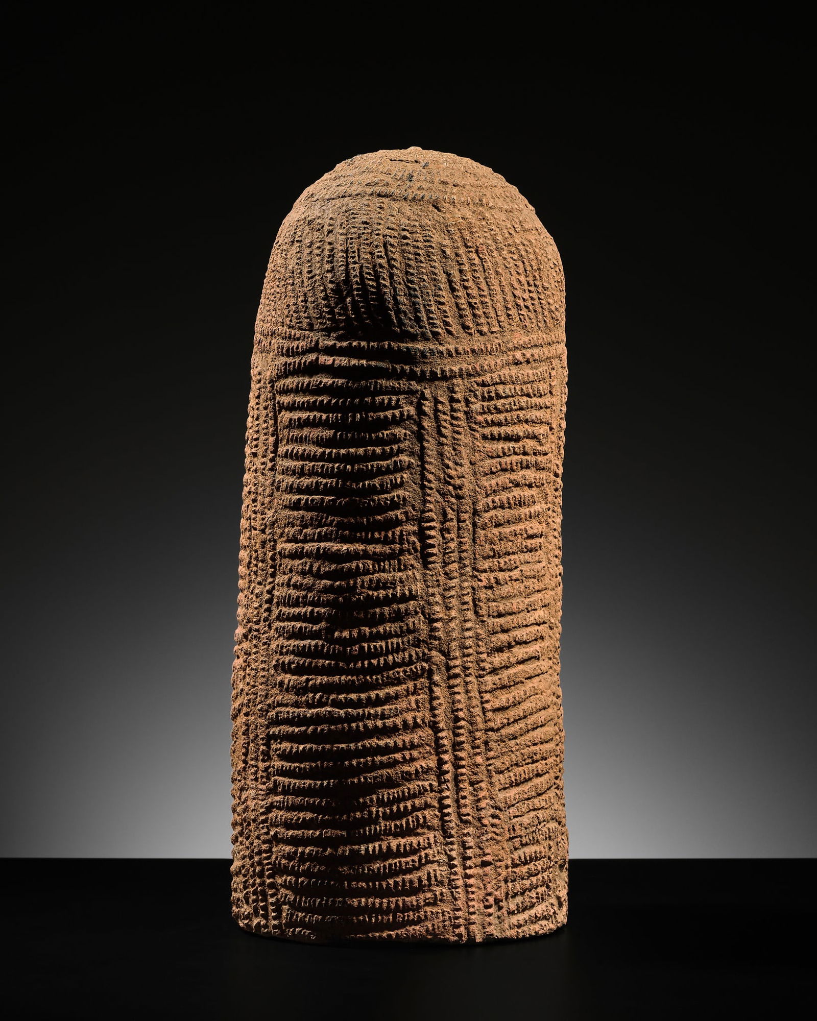 A PHALLIC TERRACOTTA URN, BURA CULTURE, NIGER OR BURKINA FASO, 3RD- 13TH CENTURY (1 of 18)