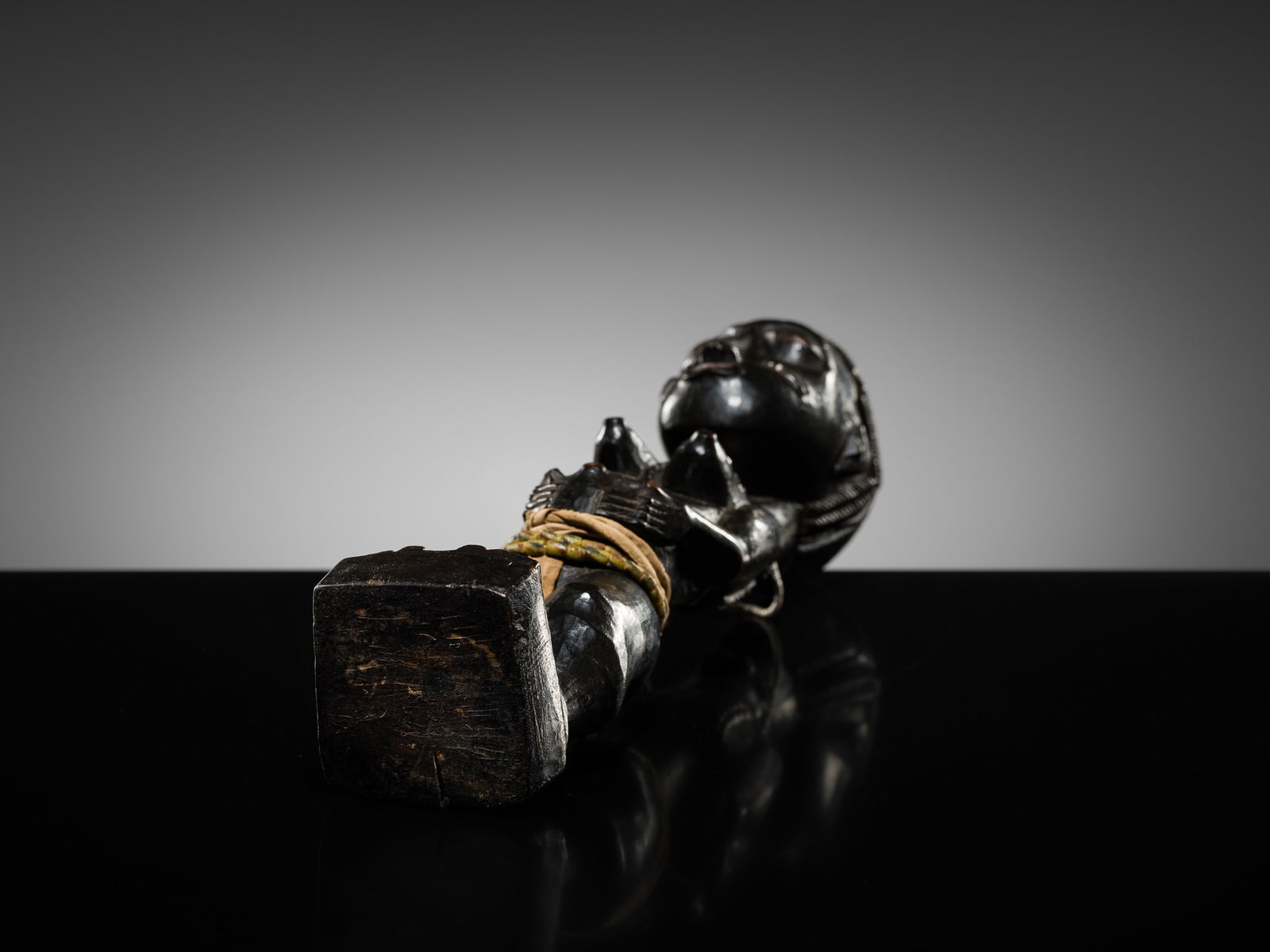 A WOOD 'BLOLO BLA' FIGURE, BAULE CULTURE, CÔTE D'IVOIRE, LATE 19TH TO MID-20TH CENTURY - 13