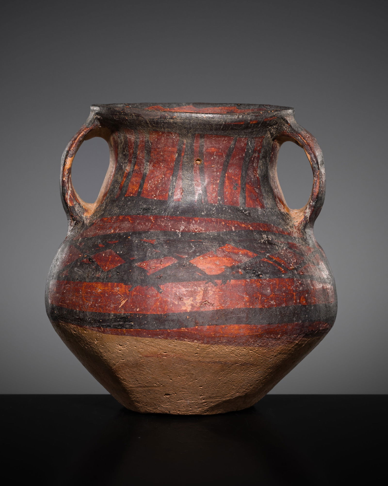 A PAINTED POTTERY JAR, BANSHAN TYPE, NEOLITHIC PERIOD (1 of 13)