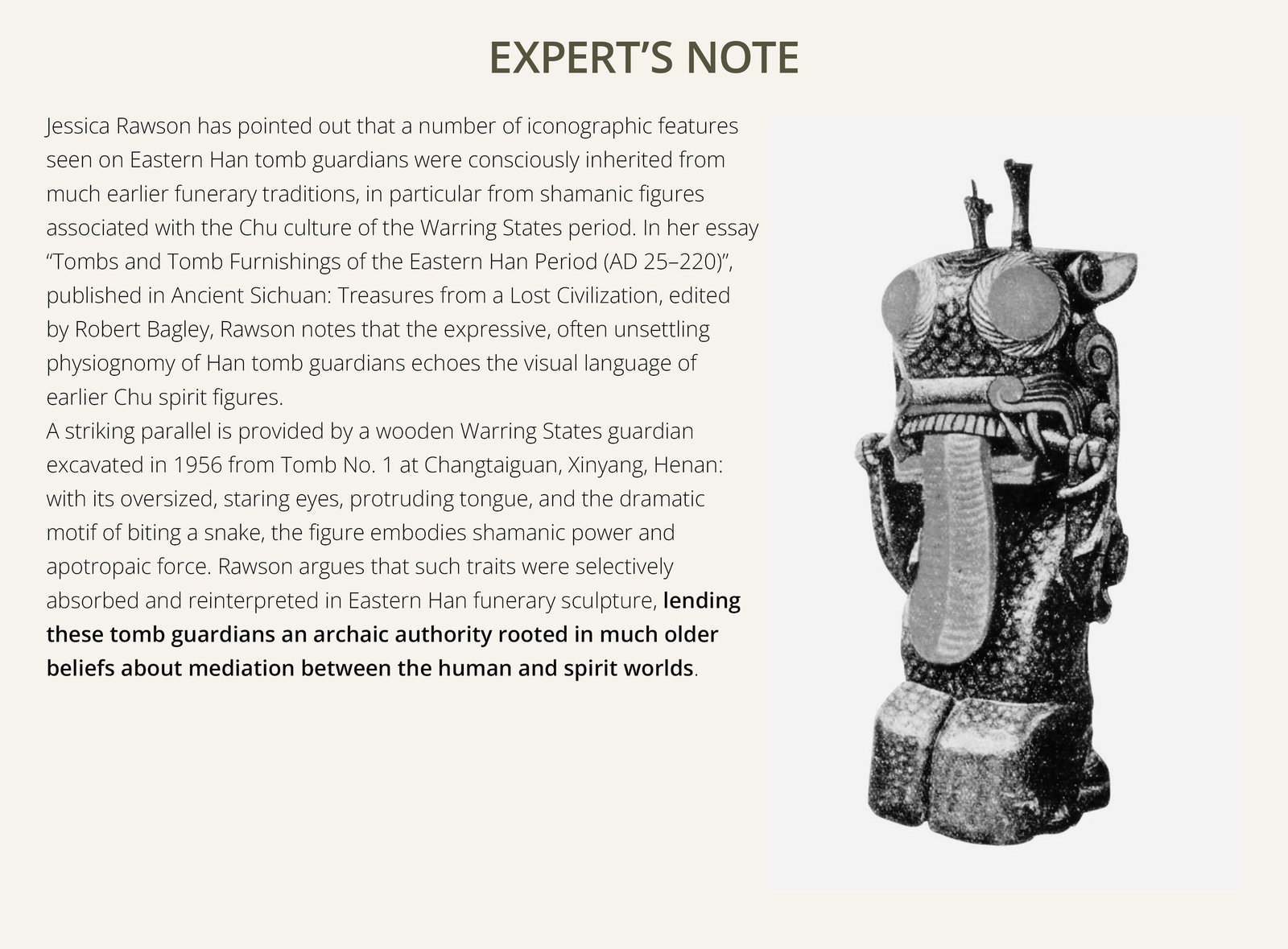 A LARGE POTTERY FIGURE OF A TOMB SHAMAN, SICHUAN, HAN DYNASTY - 10
