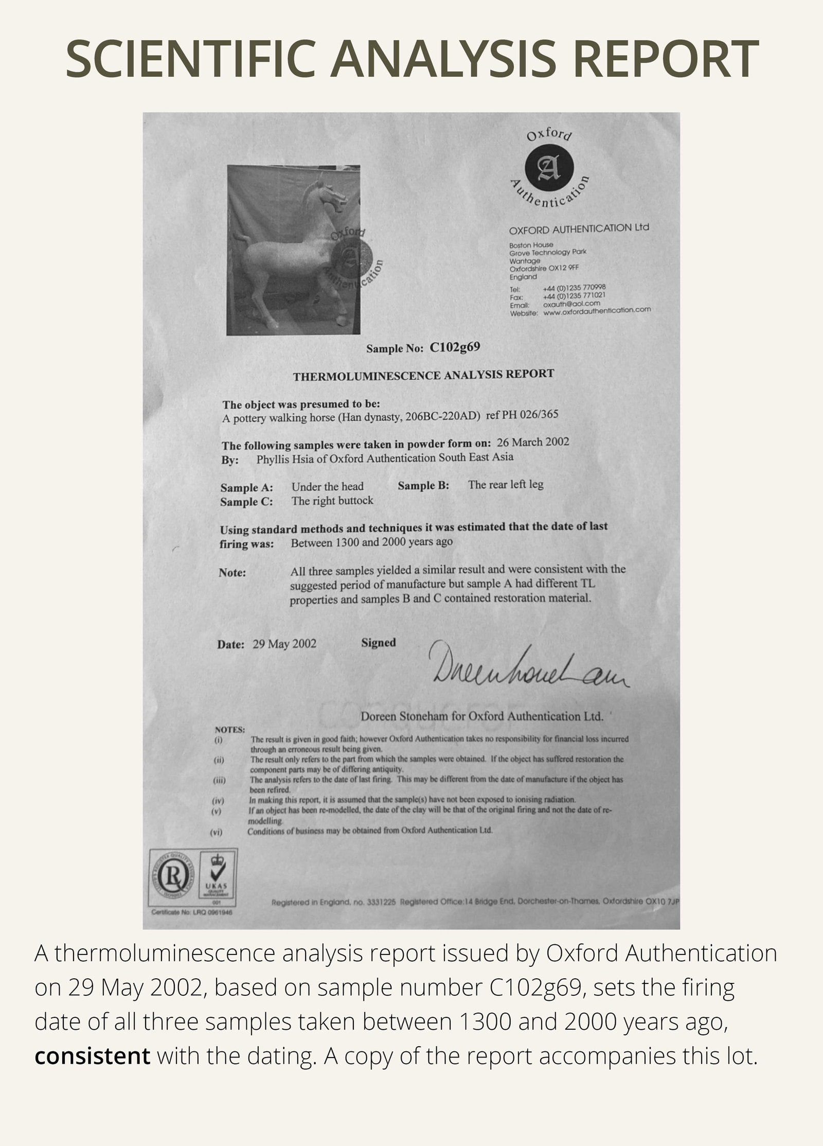 A LARGE SICHUAN POTTERY FIGURE OF A HORSE, EASTERN HAN DYNASTY, LENGTH 101 CM - 5