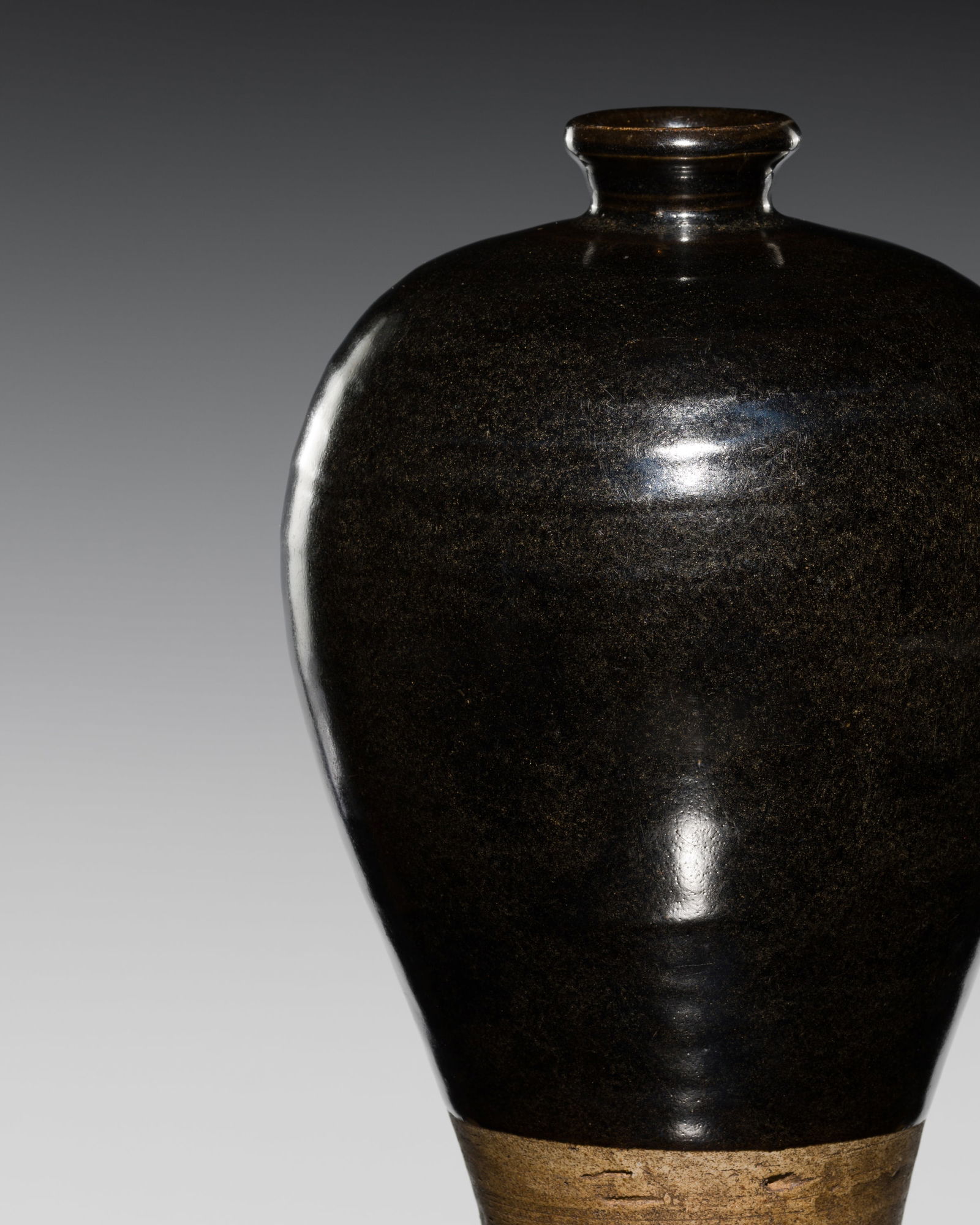 A CIZHOU BLACK-GLAZED MEIPING VASE, SONG-YUAN DYNASTY (1 of 11)