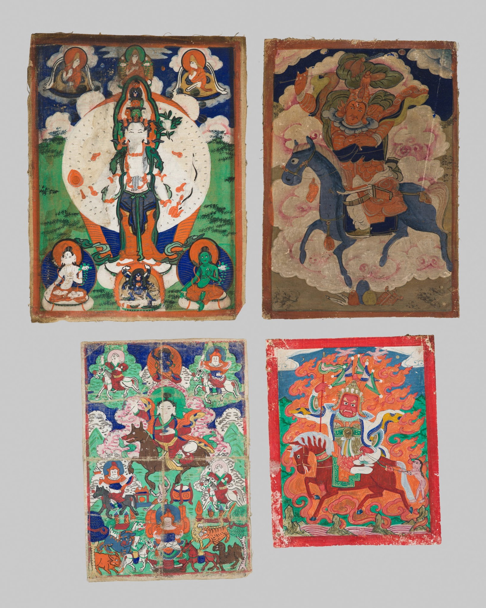 A GROUP OF FOUR TSAKLI (INITIATION CARDS), TIBET, CIRCA 18TH-19TH CENTURY (1 of 20)