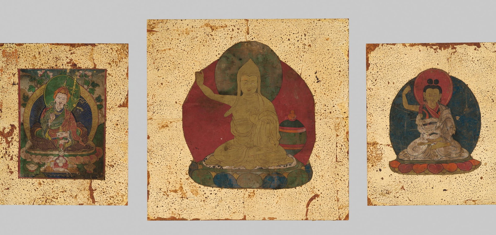 A GROUP OF THREE TIBETAN PAINTINGS, 18TH-19TH CENTURY (1 of 20)