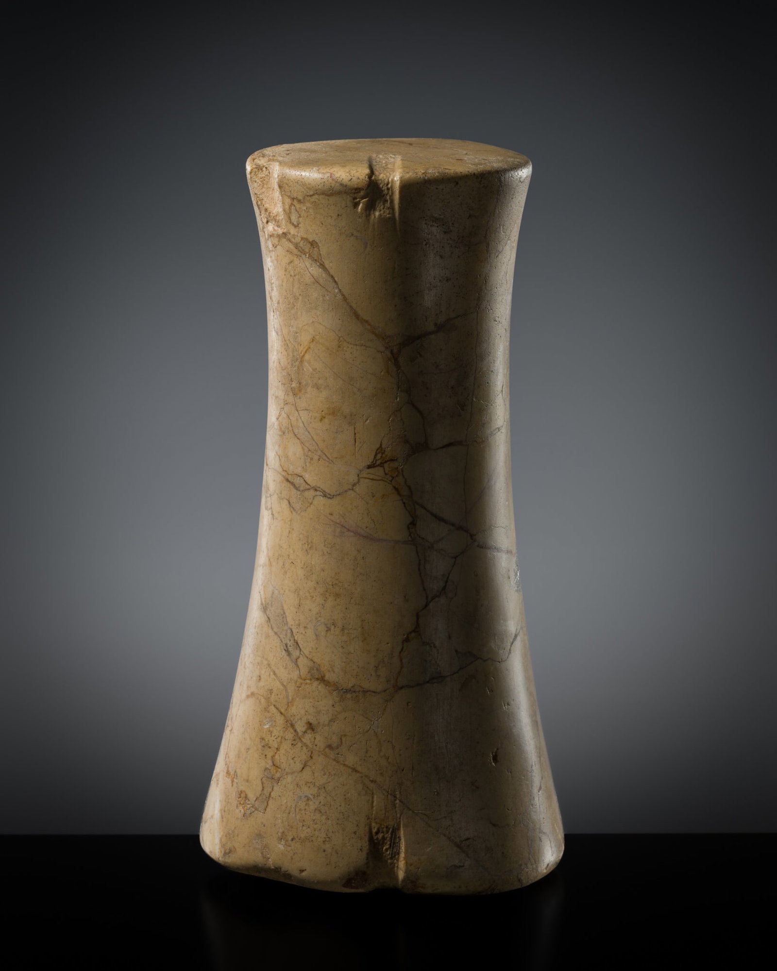 A BACTRIAN STONE COLUMN IDOL, 3RD-2ND MILLENNIUM BC (1 of 16)