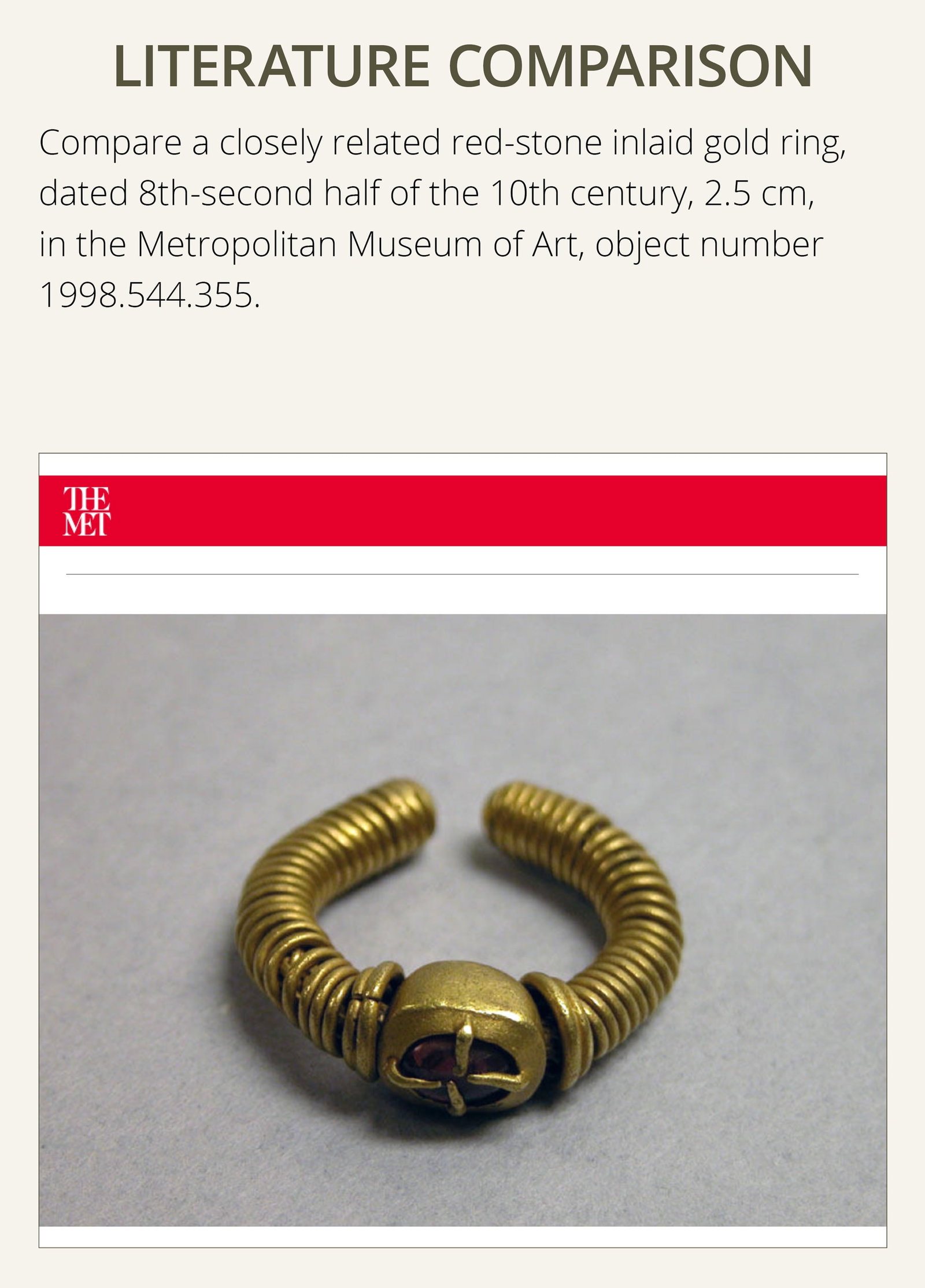 A RUBY-INSET GOLD RING, EAST JAVA, CIRCA 6TH-10TH CENTURY - 4
