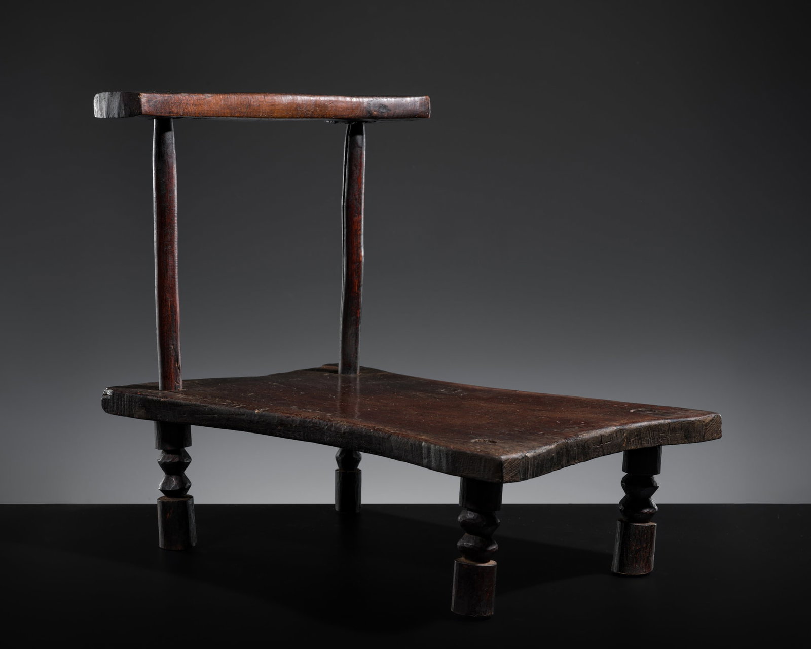 A RARE BAULE WOOD PRESTIGE CHAIR, FIRST HALF OF 20TH CENTURY (1 of 17)