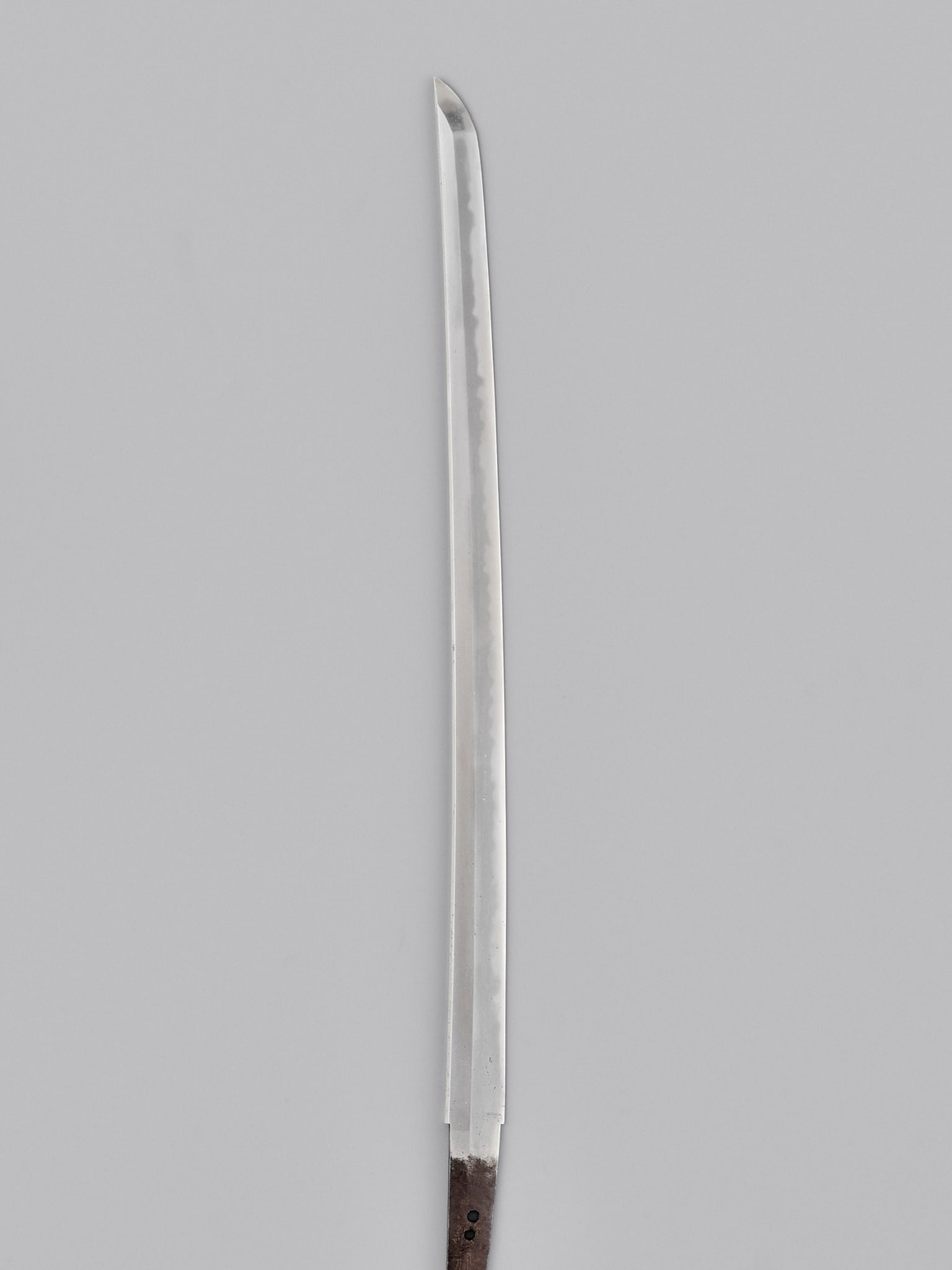 HIROTAKA: A WAKIZASHI IN SHIRASAYA: HIROTAKA: A WAKIZASHI IN SHIRASAYA By Hoki Hirotaka, signed Hoki no kami fujiwara Hirotaka Japan, mid-17th century, Edo period (1615-1868) The blade with shinogi-zukuri and iori mune, the hamon with i