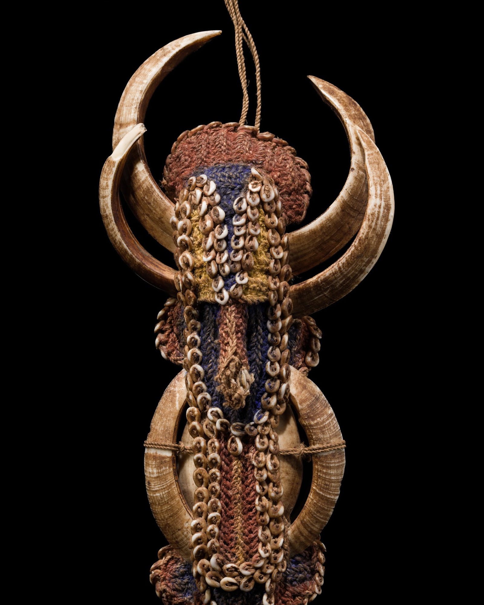 A COMPOSITE WARRIOR'S CHARM, KARAHUT, ABELAM CULTURE, PRINCE ALEXANDER MOUNTAINS, 19TH-20TH CENTURY: A COMPOSITE WARRIOR'S CHARM, KARAHUT, ABELAM CULTURE, PRINCE ALEXANDER MOUNTAINS, 19TH-20TH CENTURY This lot is from a single owner collection and is therefore offered without reserve Papua New Guinea