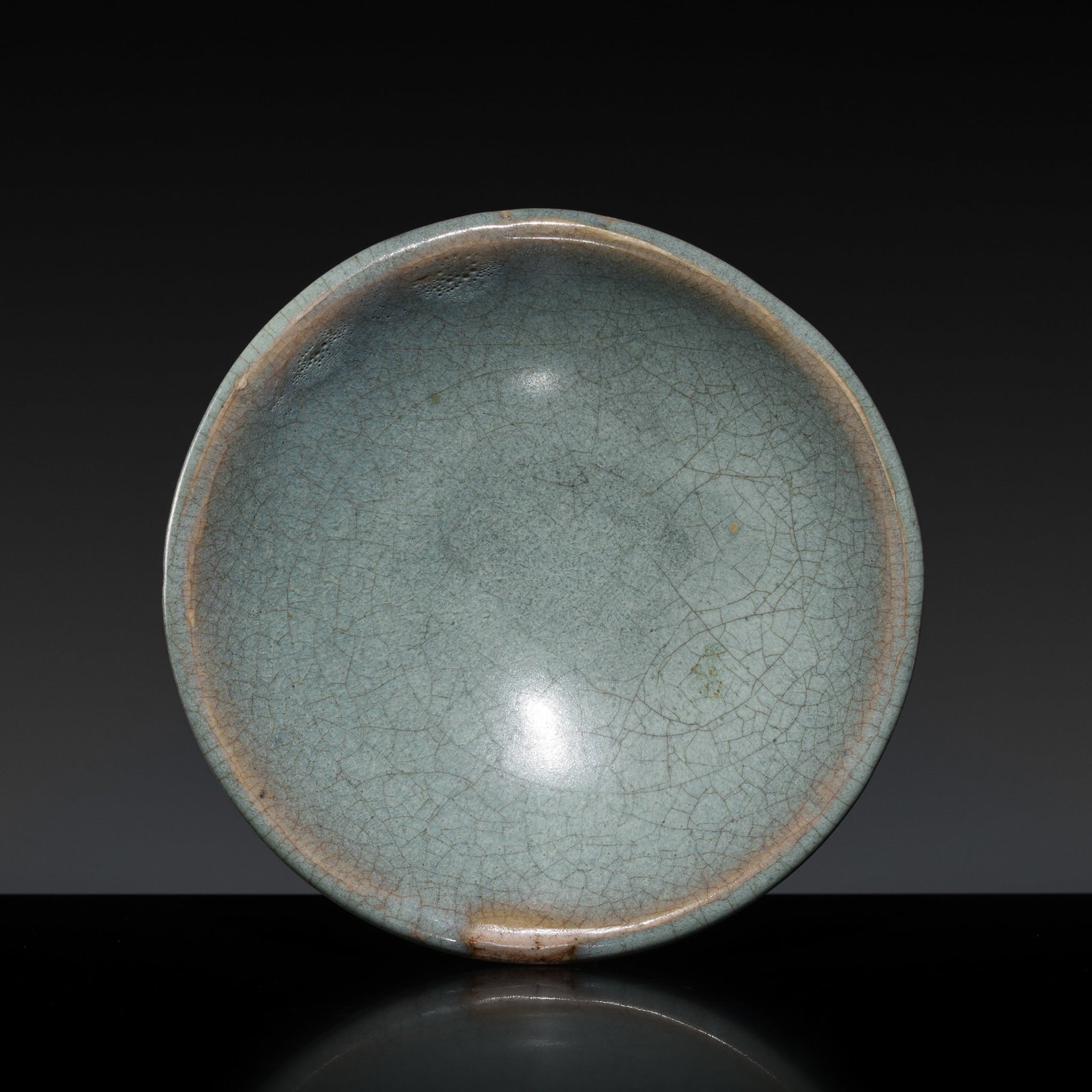 A SMALL JUN SKY-BLUE GLAZED DISH, NORTHERN SONG-JIN DYNASTY, 11TH-12TH CENTURY (1 of 15)