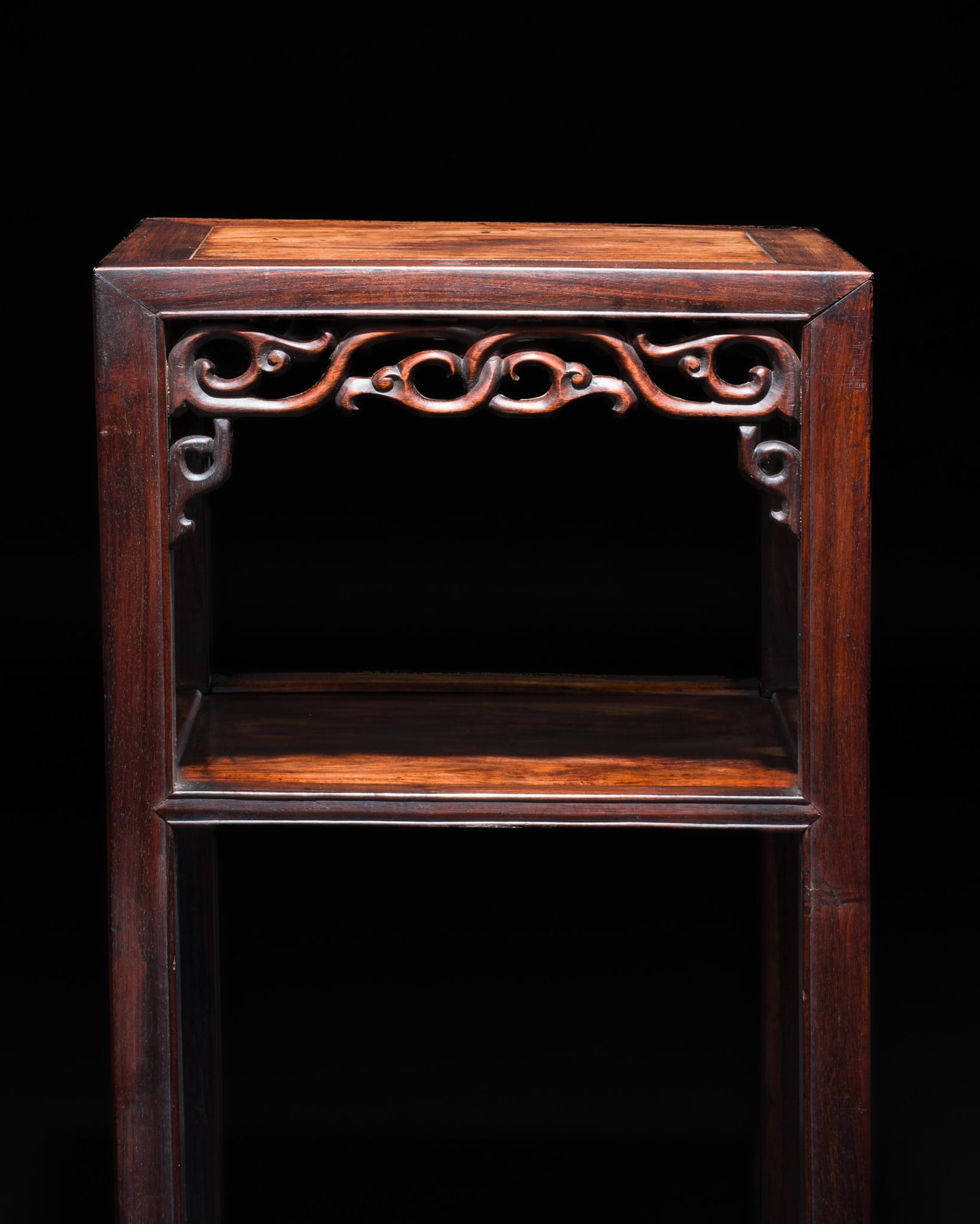 A HARDWOOD URN STAND, QING DYNASTY (1 of 11)