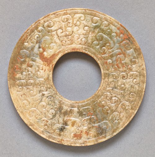 DISC: Jade. Eastern Zhou, late Spring and. Autumn period, 6th â€“ 5th c. BC é¾ç´‹çŽ‰ç’§ â€“ æ±å‘¨, æ˜¥ç§‹æ™šæœŸ, å…¬å…ƒå‰6ä¸–ç´€-å‰5ä¸–�