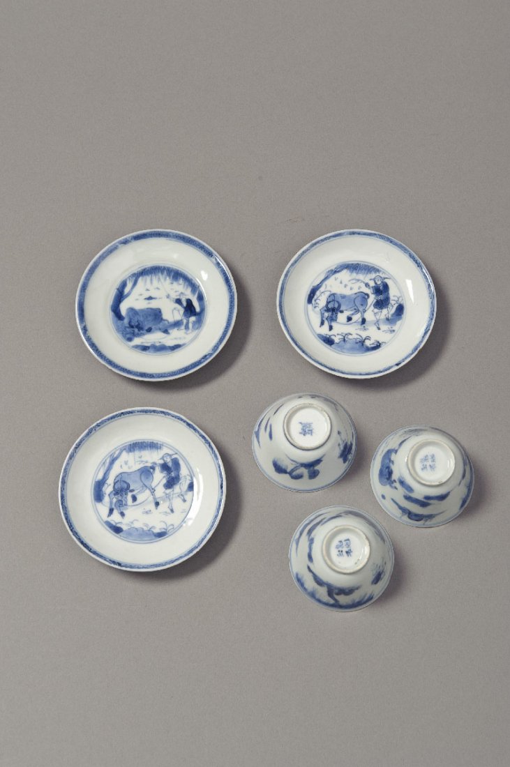 THREE CUPS WITH SAUCERS (1 of 1)