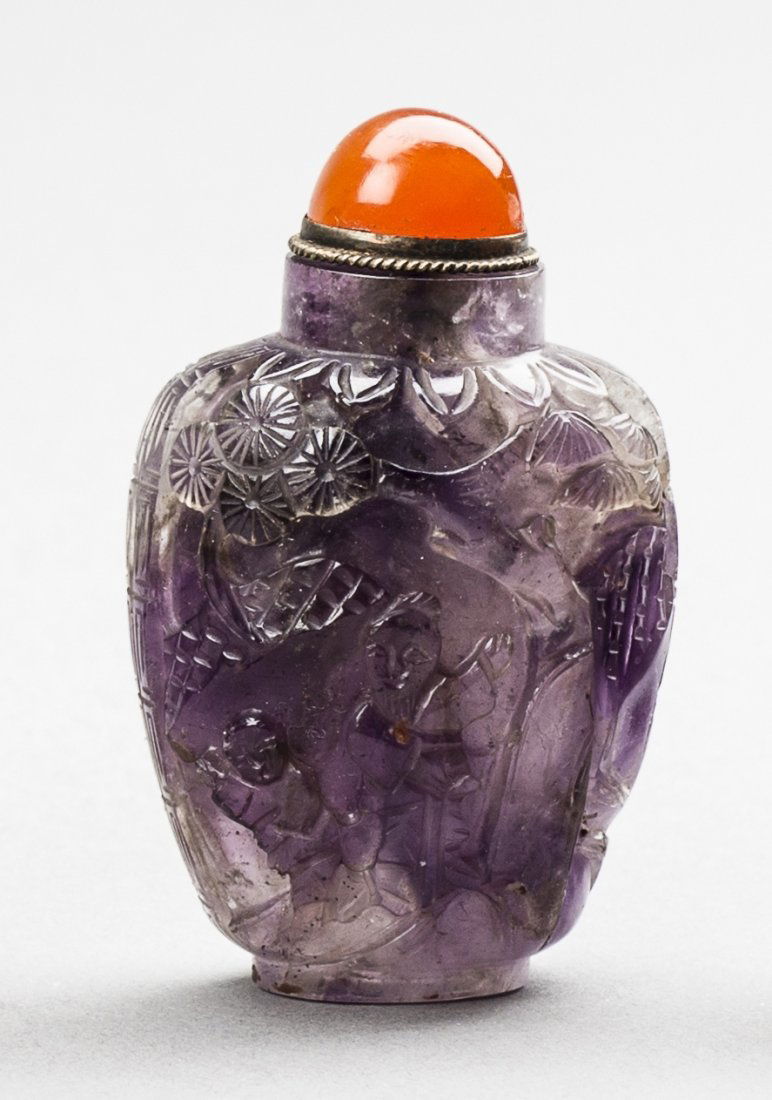 SNUFFBOTTLE WITH WISE MEN AND MOUNTAINS (1 of 3)