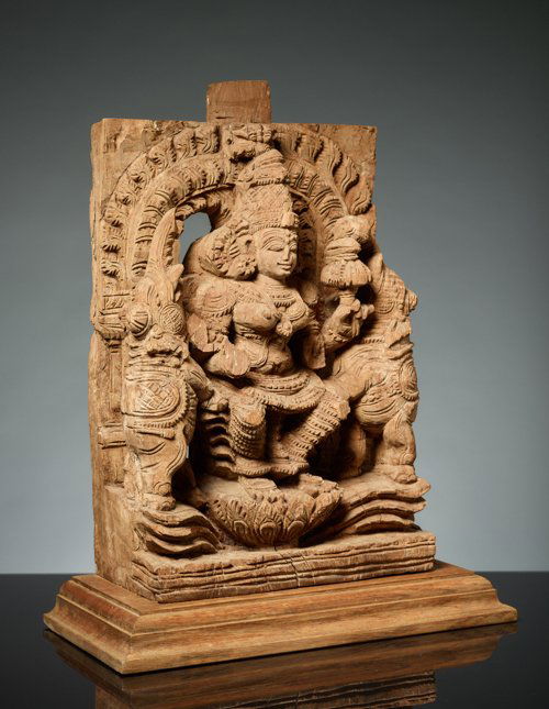 GODDESS LAKSHMI BETWEEN ELEPHANTS (1 of 5)