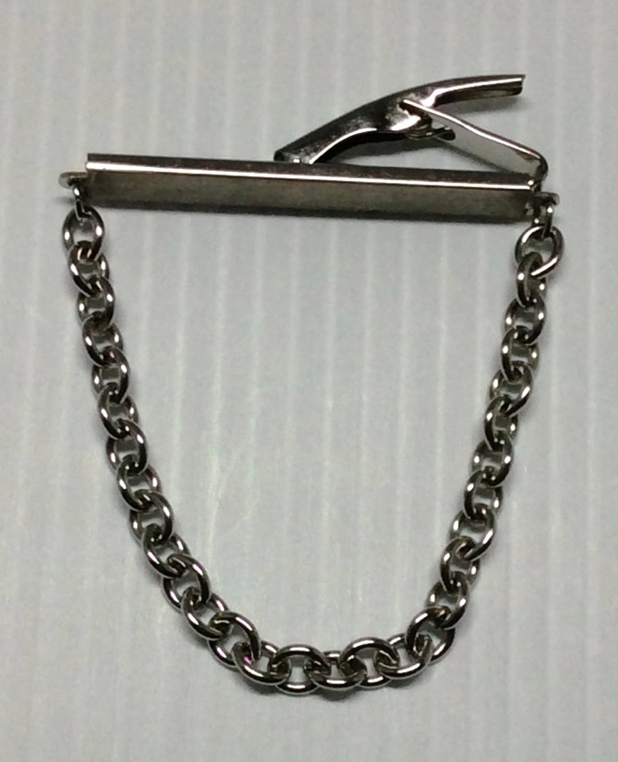 Sarah Cov Silver Tone Men Tie Clip Bar: Sarah Cov Silver Tone Men Tie Clip Bar