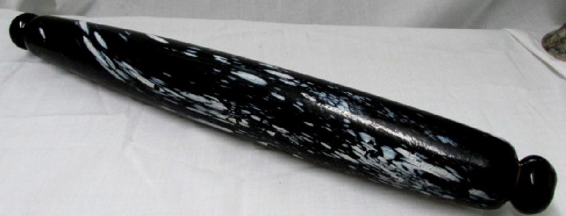 Blue & White Blown Glass Rolling Pin (1 of 3)
